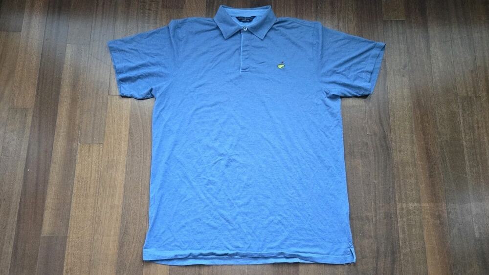 Clubhouse Collection Masters Augusta Golf Shirt Polo Cotton XXL-Stretch Blue